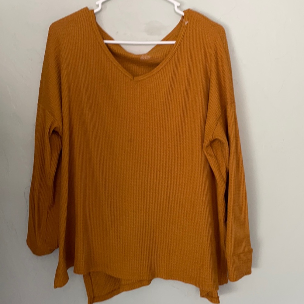 American eagle super soft waffle long sleeve